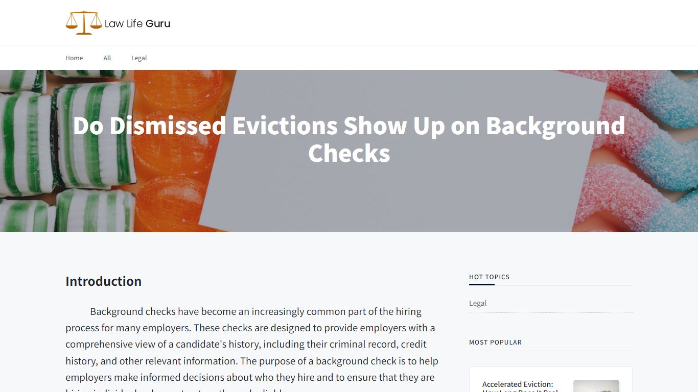 Do Dismissed Evictions Show Up on Background Checks